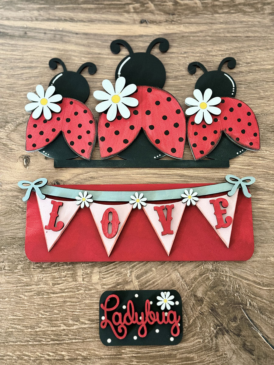 Love Bug Valentine's Insert for 12" Farmhouse Truck