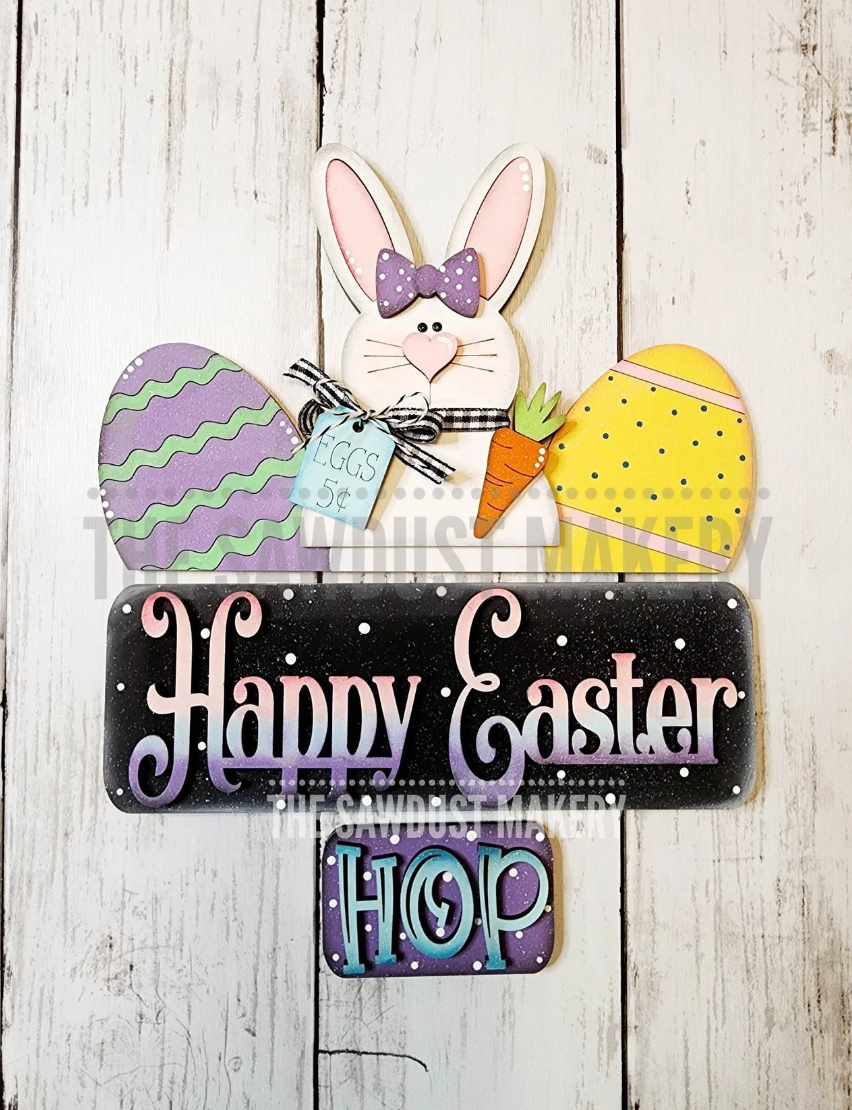 Easter Bunny Themed Insert for 12" Farmhouse truck