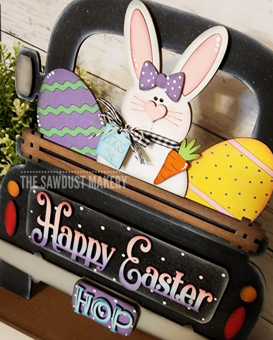 Easter Bunny Themed Insert for 12" Farmhouse truck